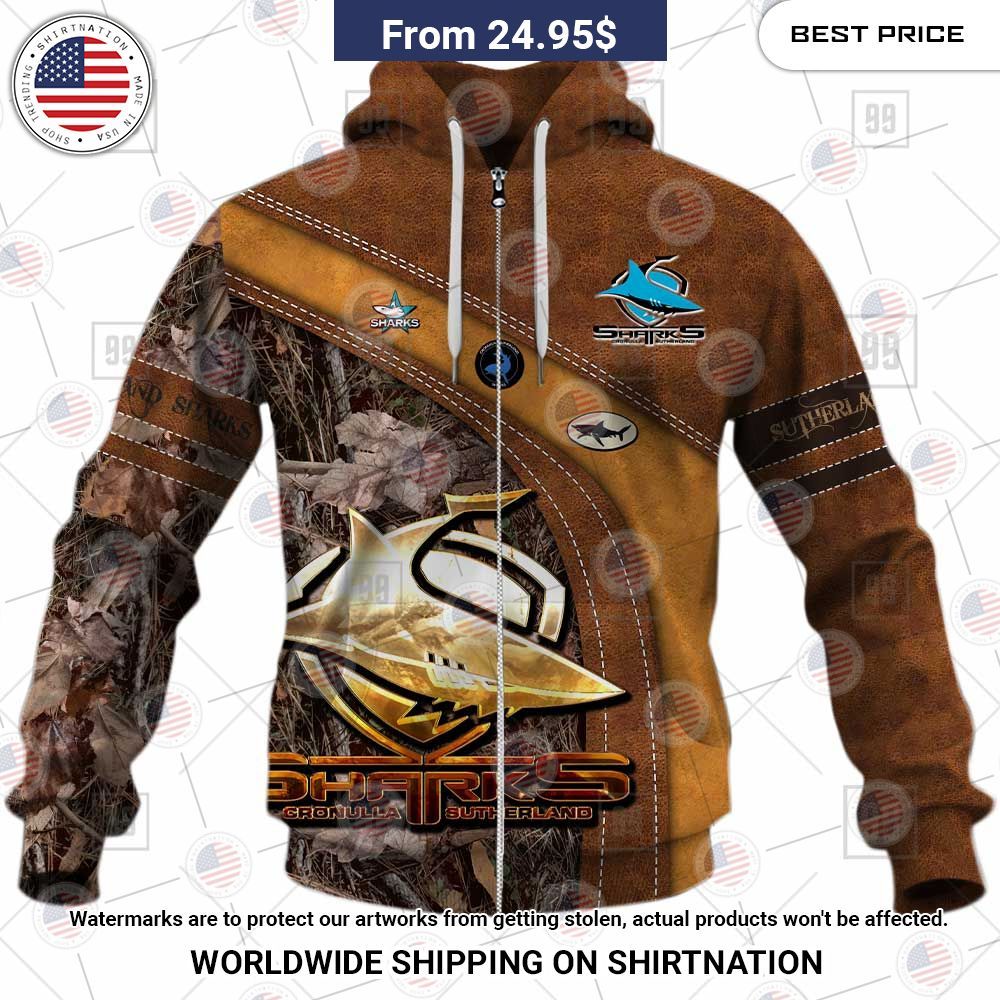 custom nrl cronulla sutherland sharks leather leaf style hoodie shirt 5 608.jpg