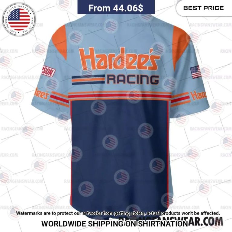 days of thunder hardees nascar film racing baseball jersey 3 220.jpg