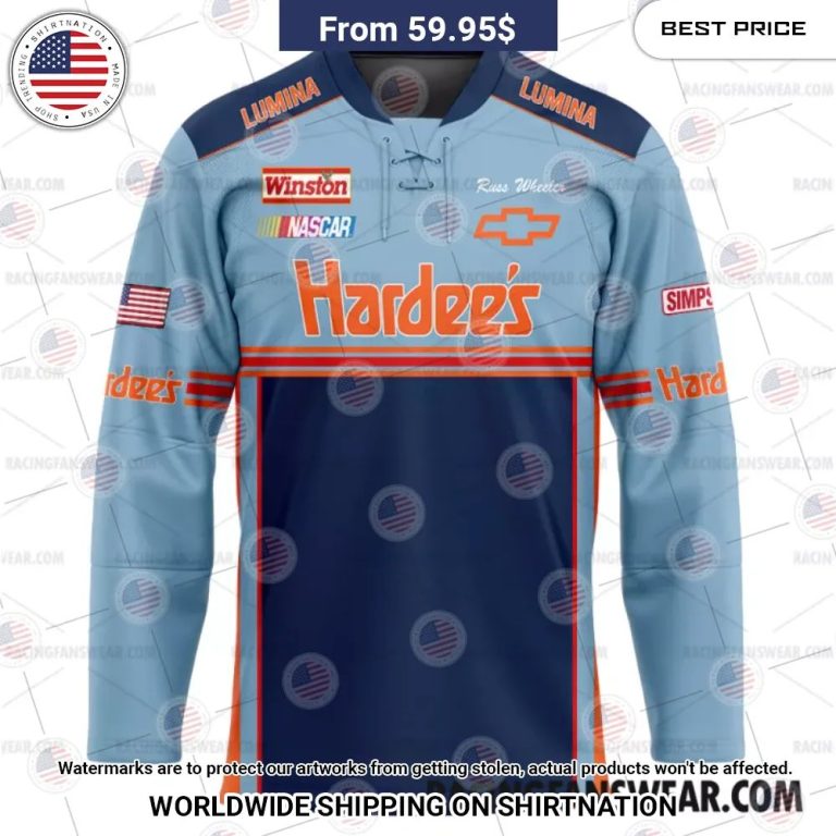 Days of Thunder Hardee’s Nascar Film Racing Hockey Jersey Good click