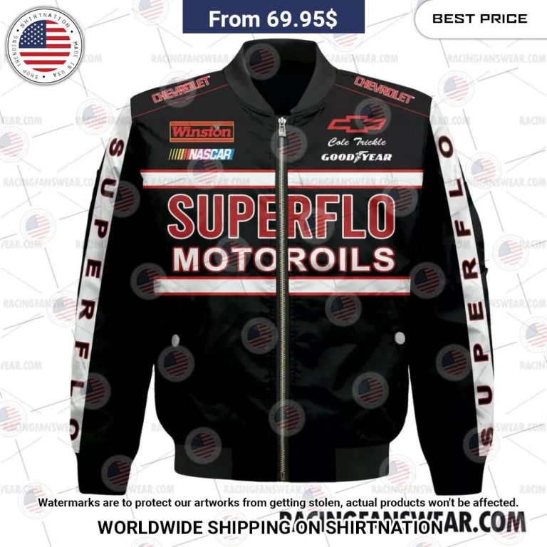 Days of Thunder Superflo Nascar Film Racing Bomber Jacket Selfie expert