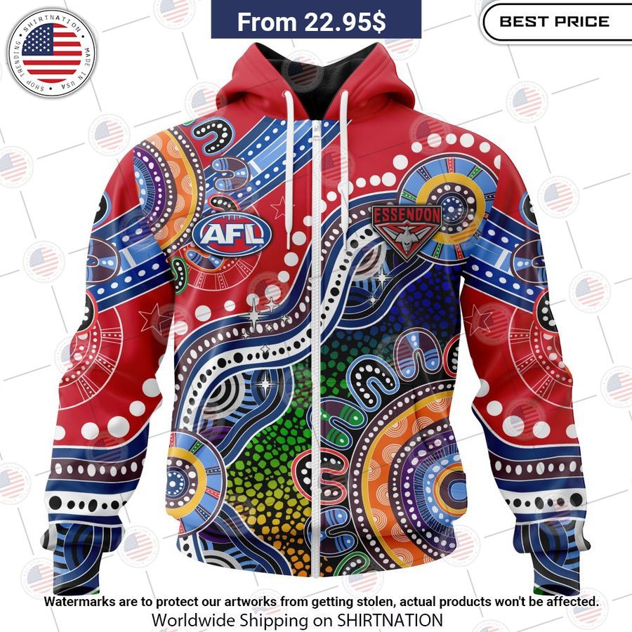 Essendon Football Club Indigenous Custom Shirt You guys complement each other