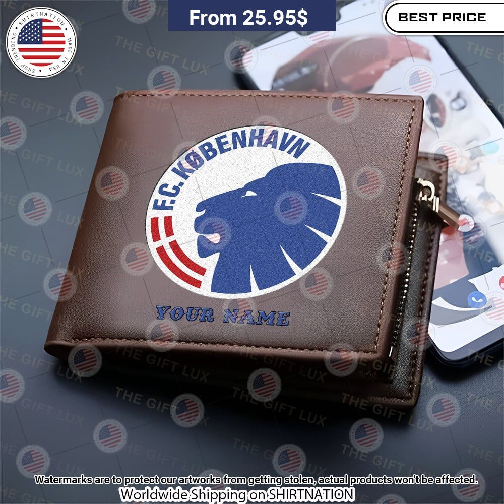FC Kobenhavn Personalized Leather Wallet Loving, dare I say?