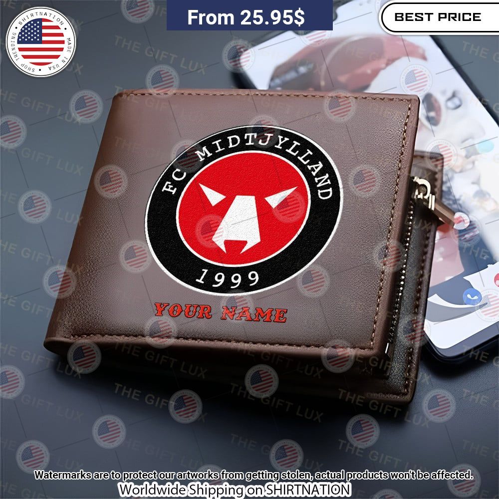 FC Midtjylland Personalized Leather Wallet You look so healthy and fit