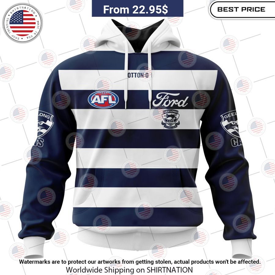 Geelong Cats Home Custom Shirt Natural and awesome