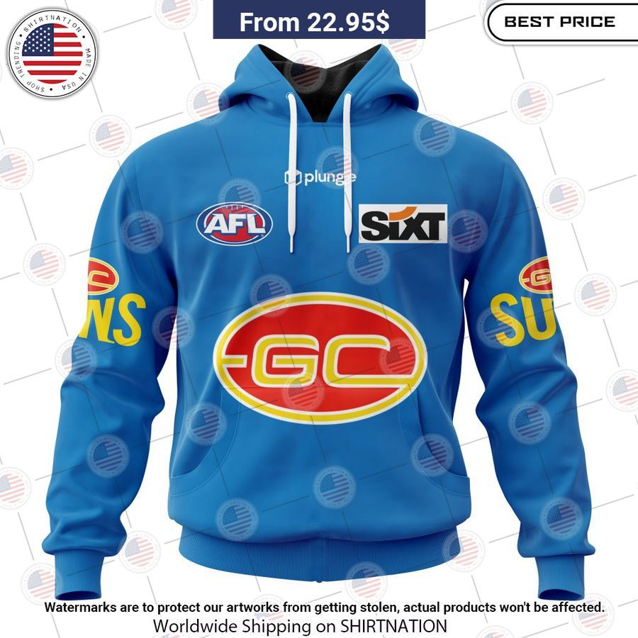 Gold Coast Suns Clash Custom Shirt You look different and cute