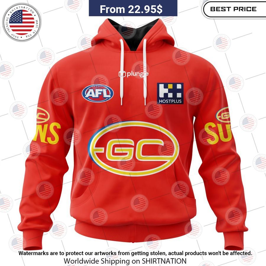 Gold Coast Suns Home Custom Shirt My favourite picture of yours