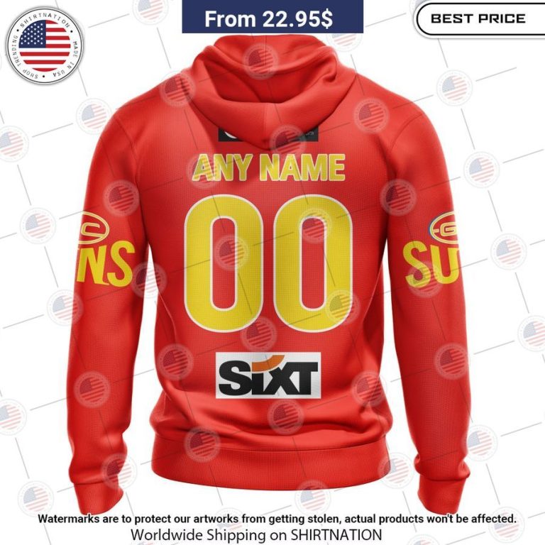 Gold Coast Suns Home Custom Shirt Best couple on earth