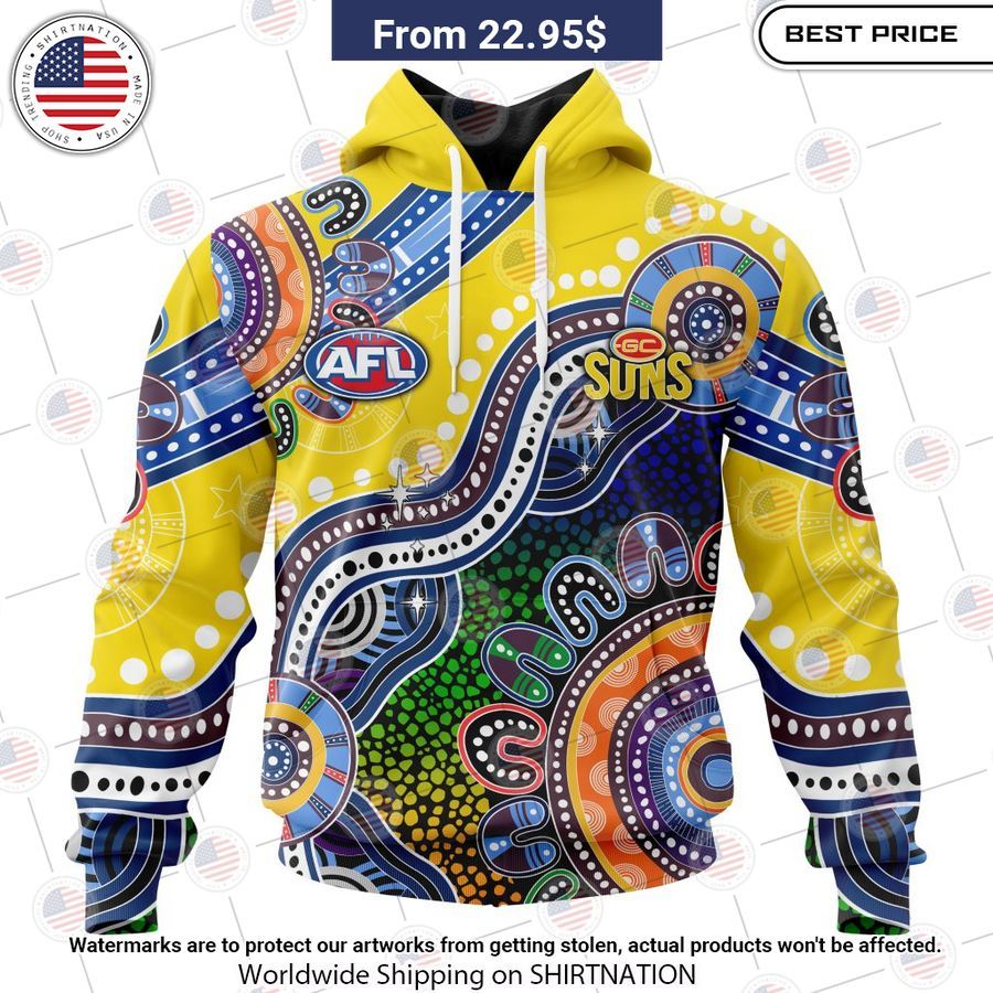 Gold Coast Suns Indigenous Custom Shirt Such a charming picture.