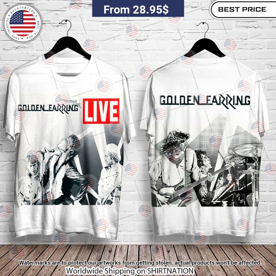 Golden Earring Live Album Shirt Studious look