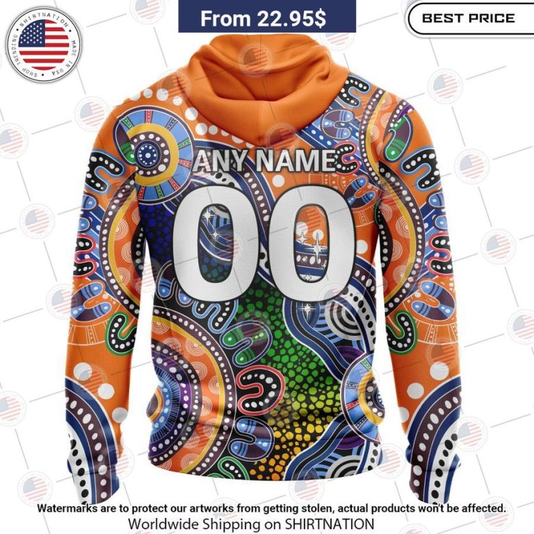 Greater Western Sydney Giants Indigenous Custom Shirt Coolosm