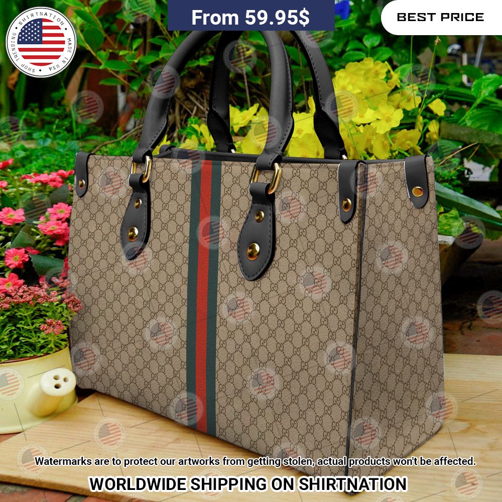 Gucci Pattern Leather Handbag Cool DP