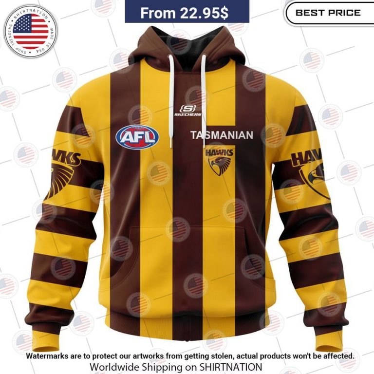 Hawthorn Football Club Home 2023 Custom Shirt You look elegant man