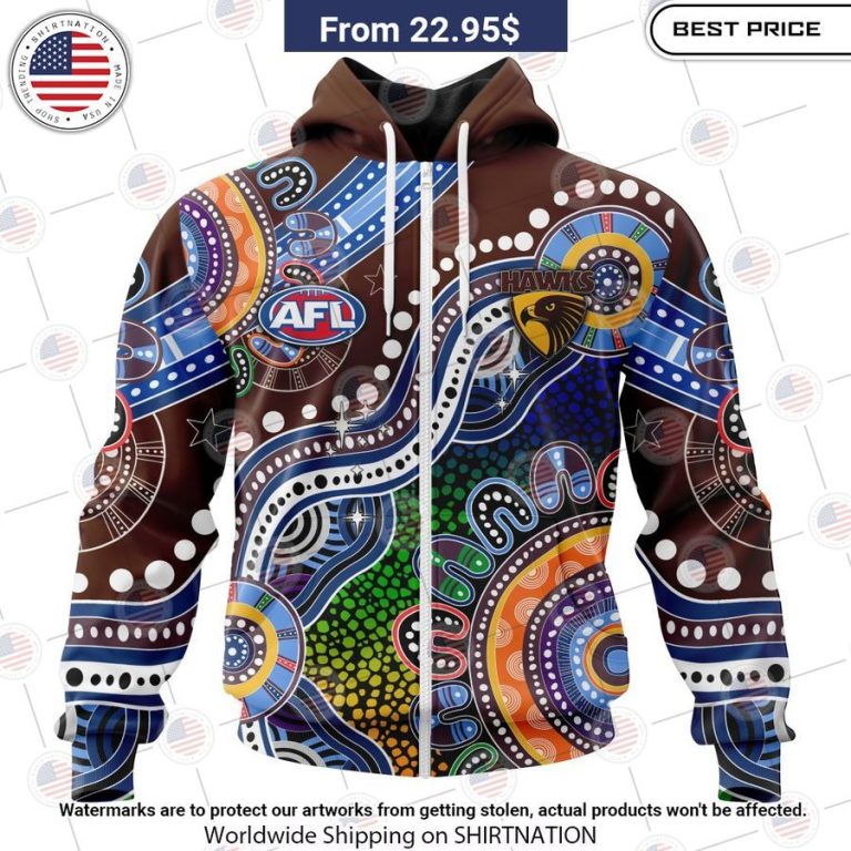 Hawthorn Football Club Indigenous Custom Shirt Amazing Pic