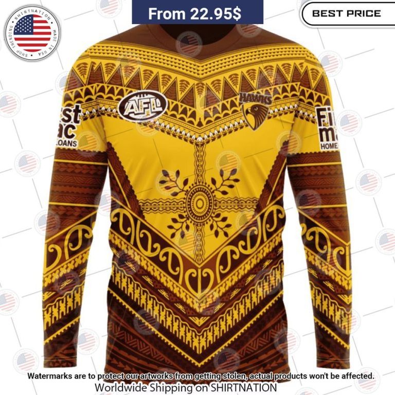 Hawthorn Football Club Pasifika Custom Shirt Super sober