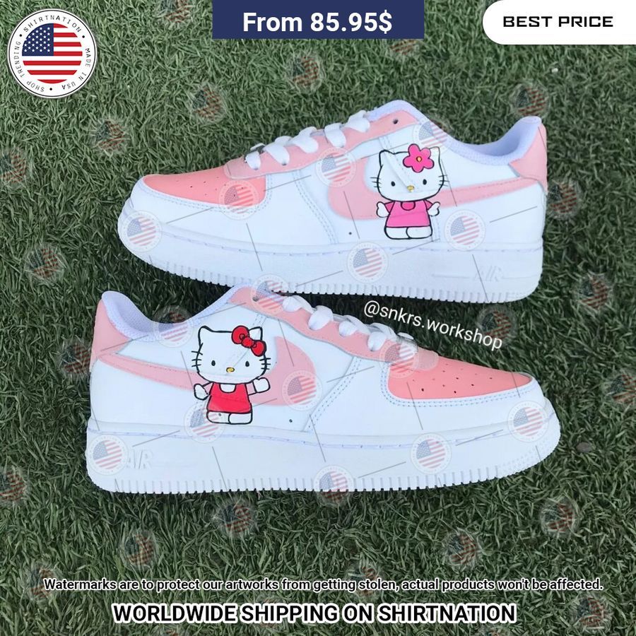 Hello Kitty Nike Air Force Shoes You look lazy