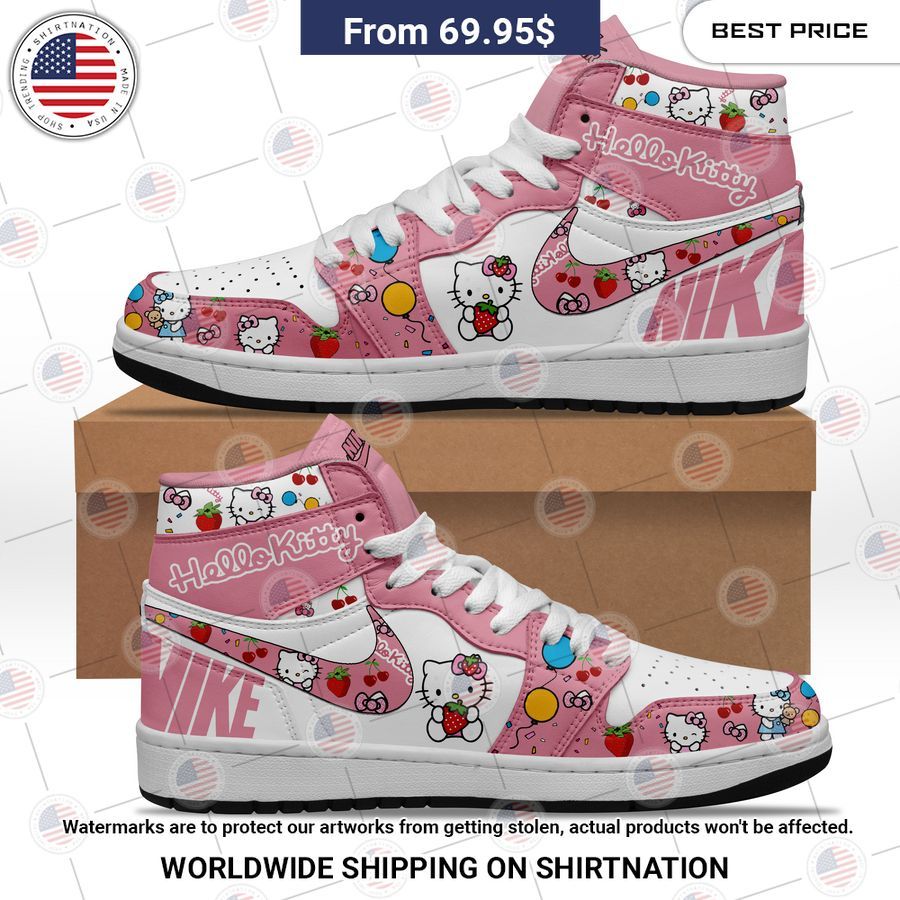 Hello Kitty Nike Air Jordan High Top Shoes Trending picture dear