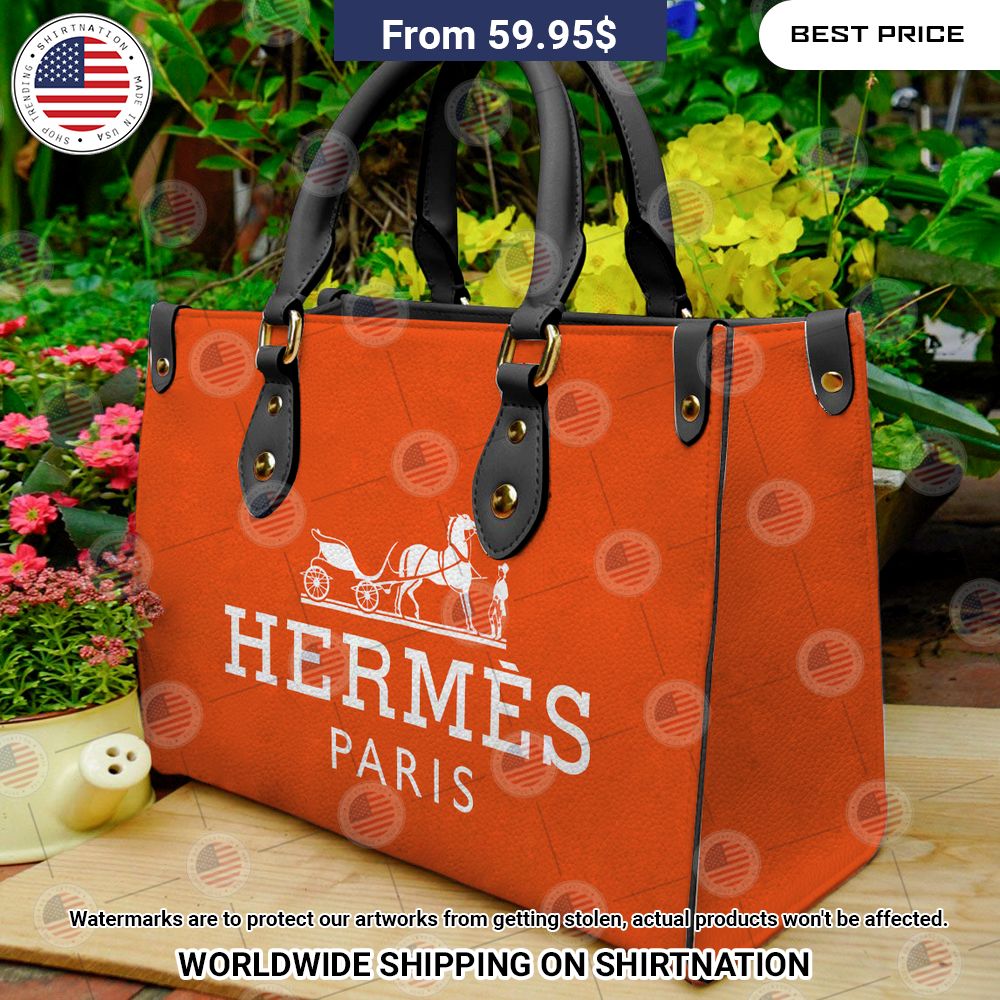 Hermes Paris Leather Handbag Great, I liked it