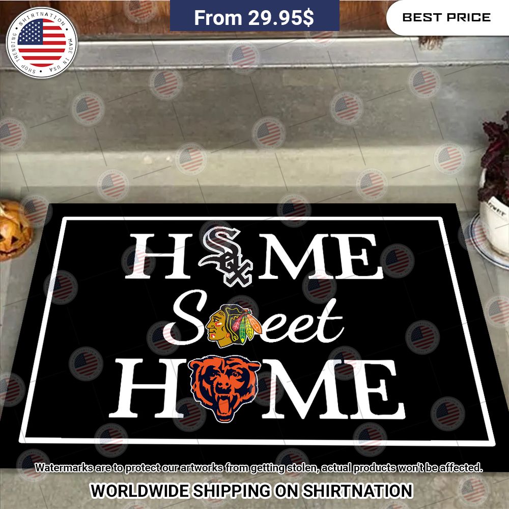 home sweet home chicago white sox chicago blackhawks chicago bears doormat 4 853.jpg