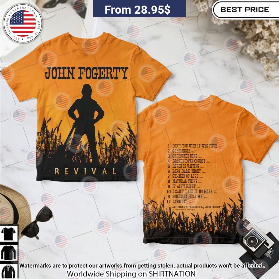 John Fogerty Revival Album Shirt Hey! You look amazing dear
