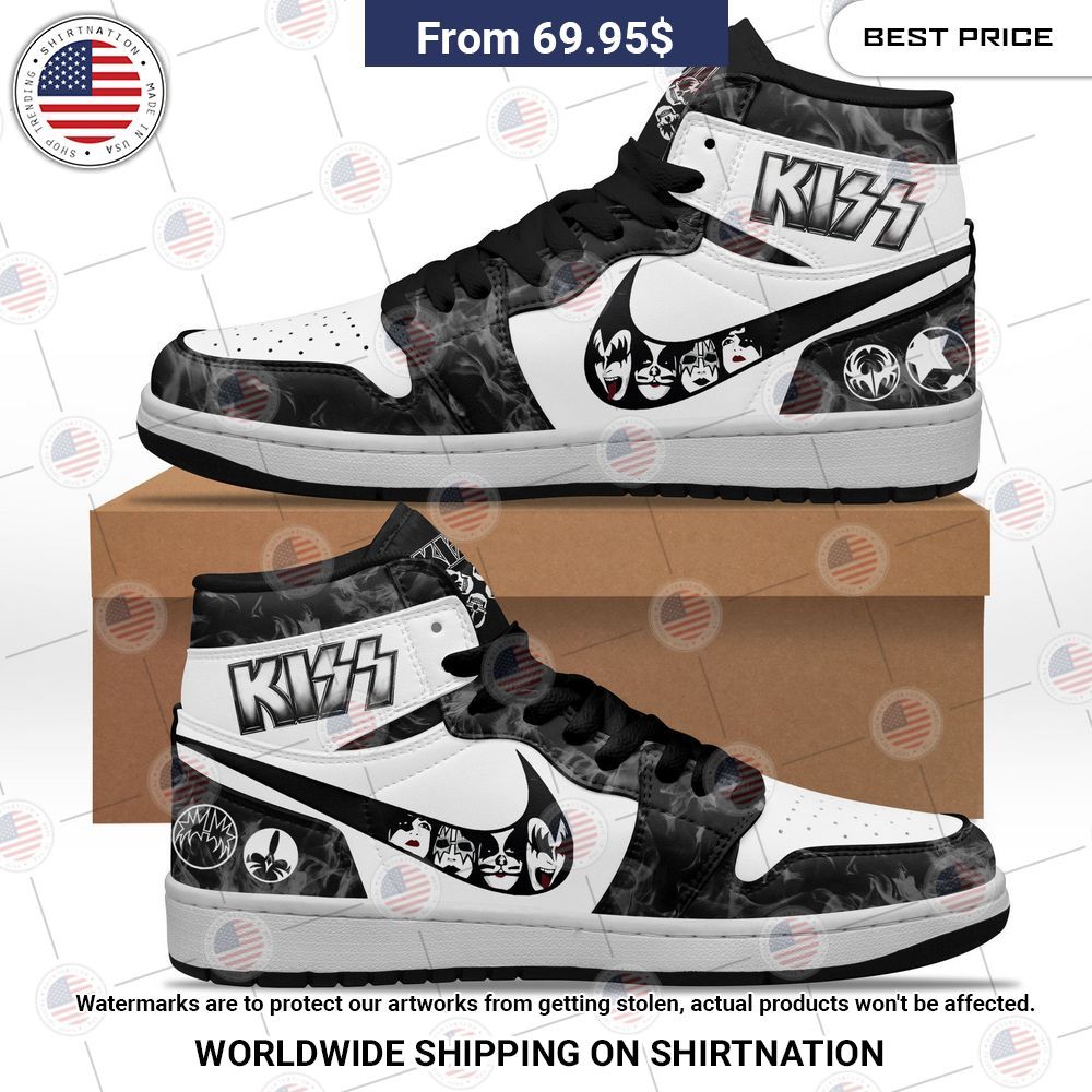 Kiss Band Air Jordan High Top Shoes Oh my God you have put on so much!