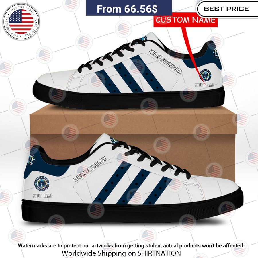 Leicester Blue Sox Stan Smith Shoes