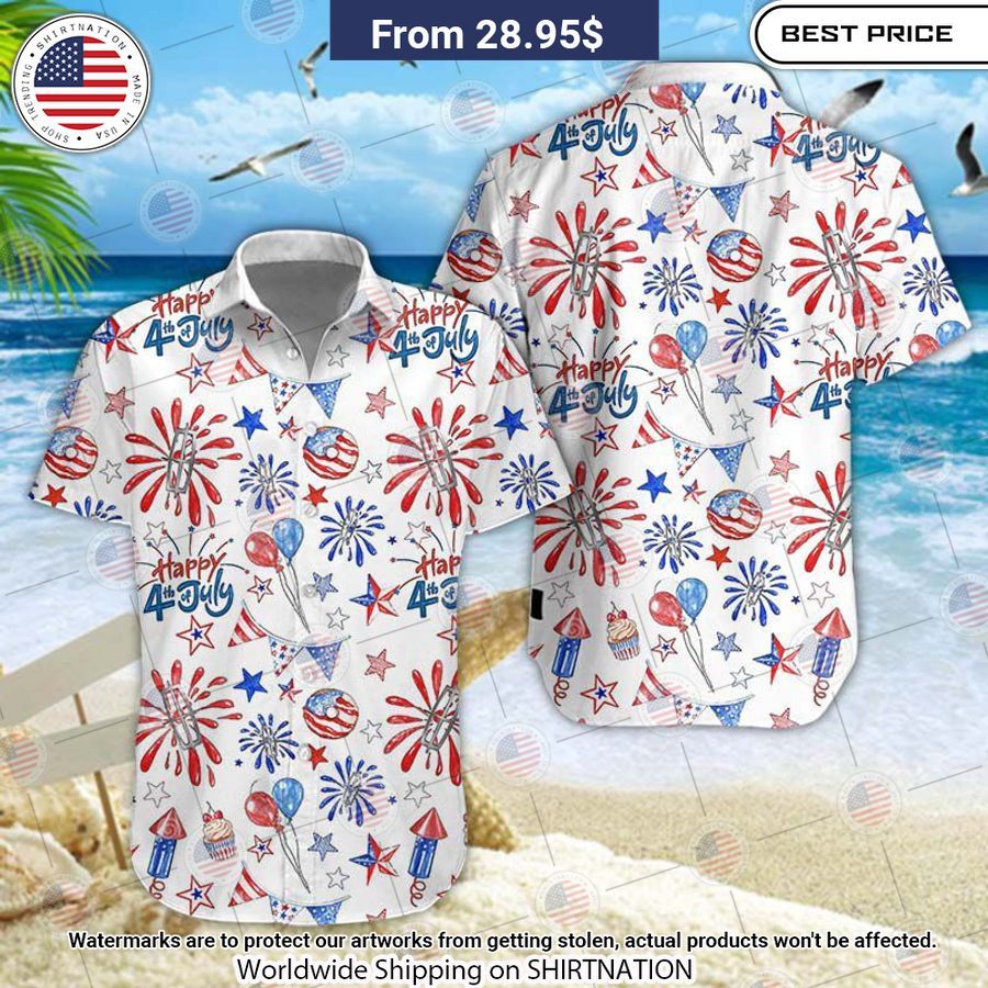 Lincoln Happy Independence Day 4th July Hawaiian Shirt Wow! This is gracious