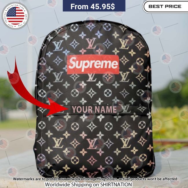 Louis Vuitton Supreme Custom Backpack Rocking picture