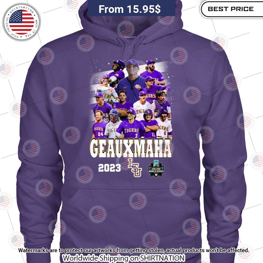 LSU Tigers 2023 Geauxmaha T Shirt Nice place and nice picture