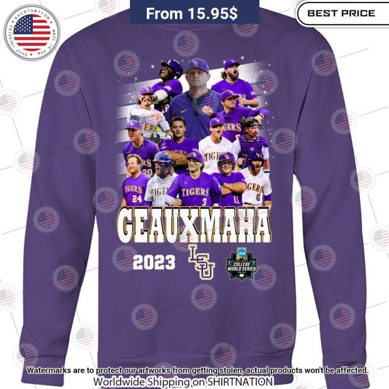 LSU Tigers 2023 Geauxmaha T Shirt Good click