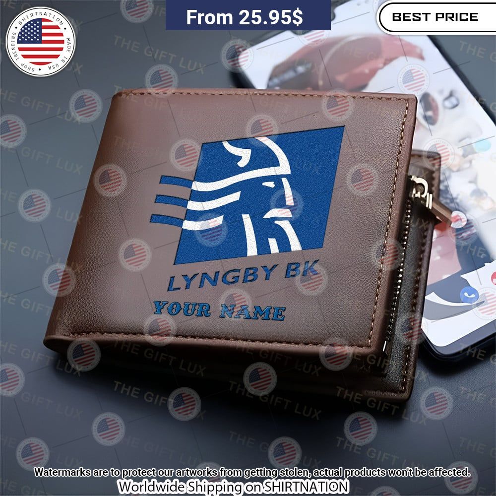 Lyngby BK Personalized Leather Wallet Nice Pic