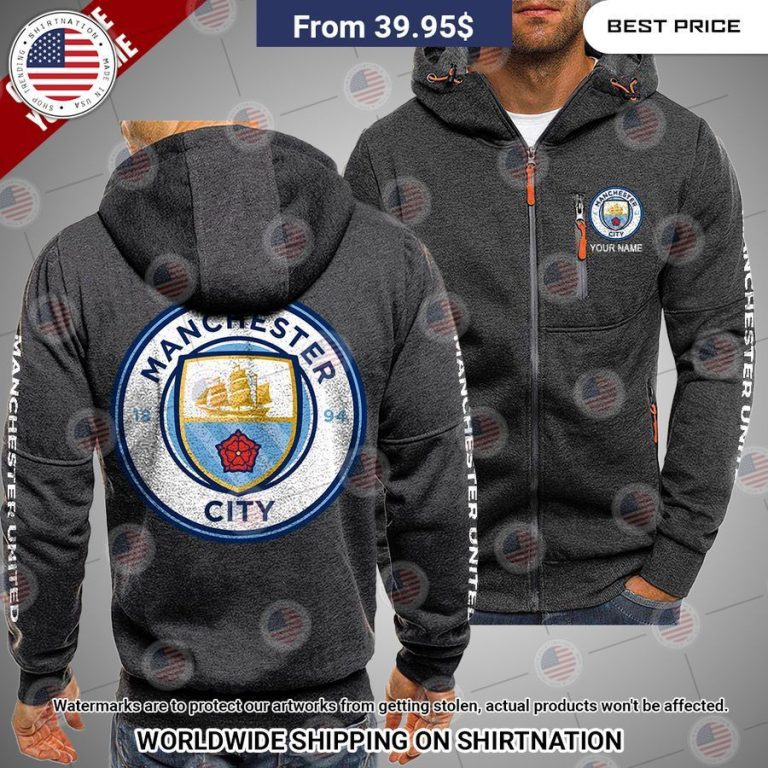 Manchester City CUSTOM Chest Pocket Hoodie Heroine