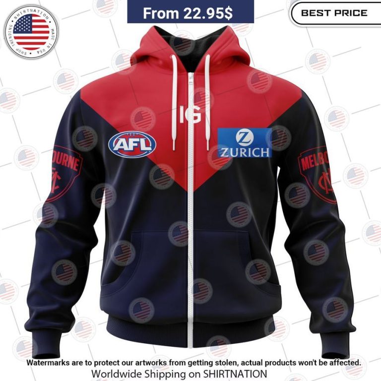 Melbourne Football Club Home 2023 Custom Shirt Lovely smile