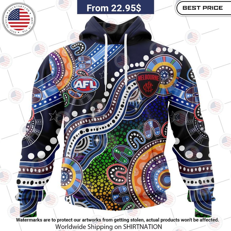 Melbourne Football Club Indigenous Custom Shirt My favourite picture of yours