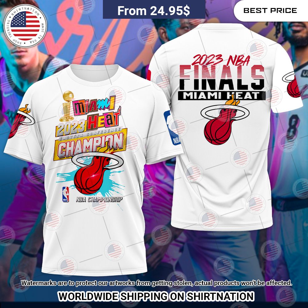 Miami Heat 2023 Champions Shirt Hoodie Nice shot bro