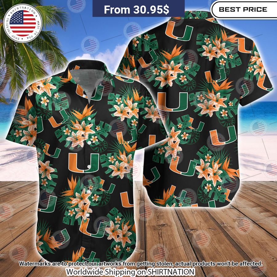 Miami Hurricanes Football Hawaiian Shirt You look too weak
