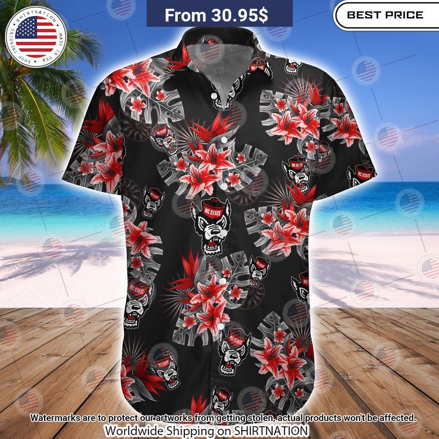 NC State Wolfpack Tide Football Hawaiian Shirt Eye soothing picture dear