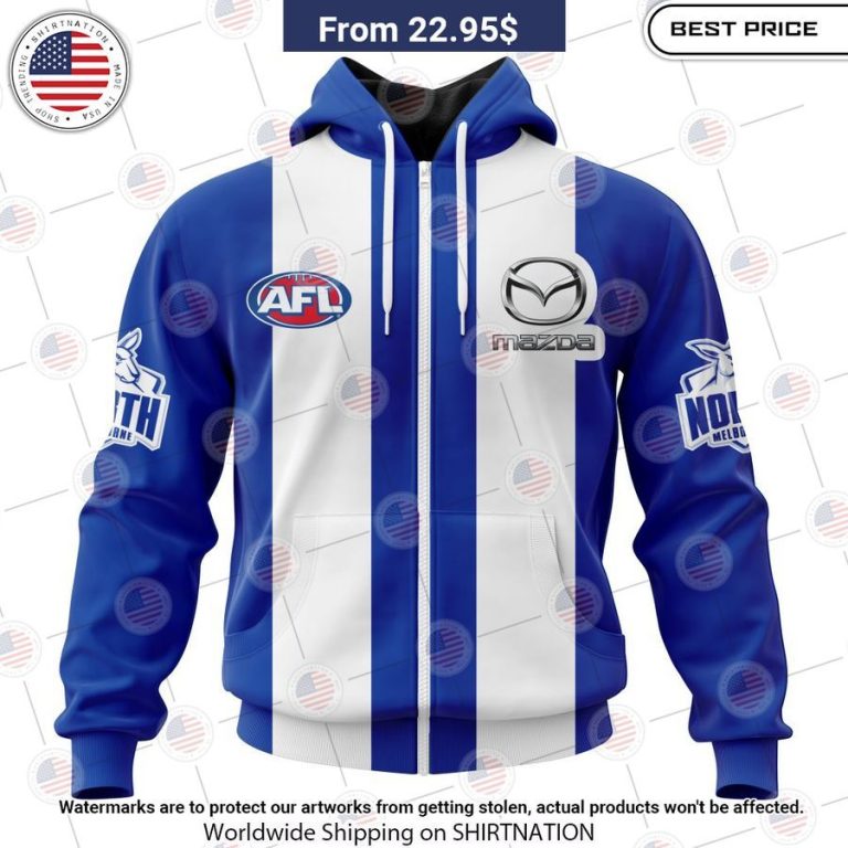 North Melbourne Football Club Home 2023 Custom Shirt Coolosm