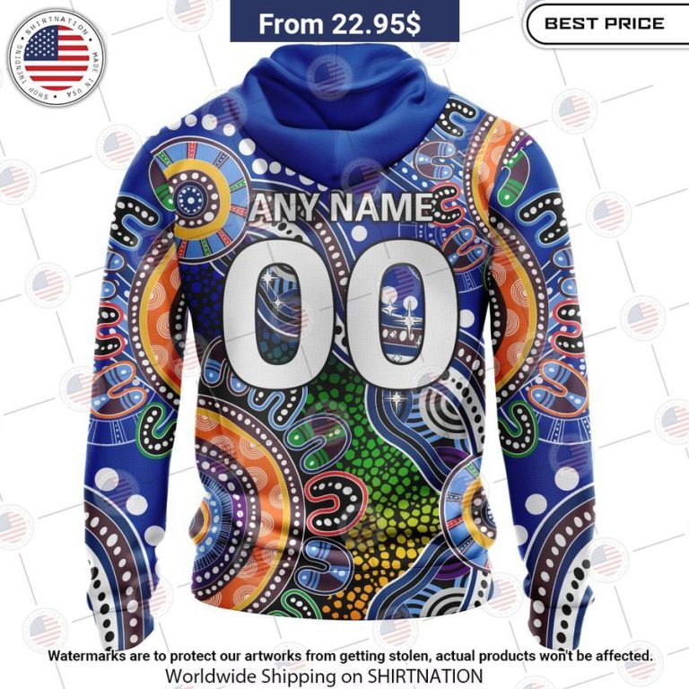 North Melbourne Football Club Indigenous Custom Shirt You look too weak