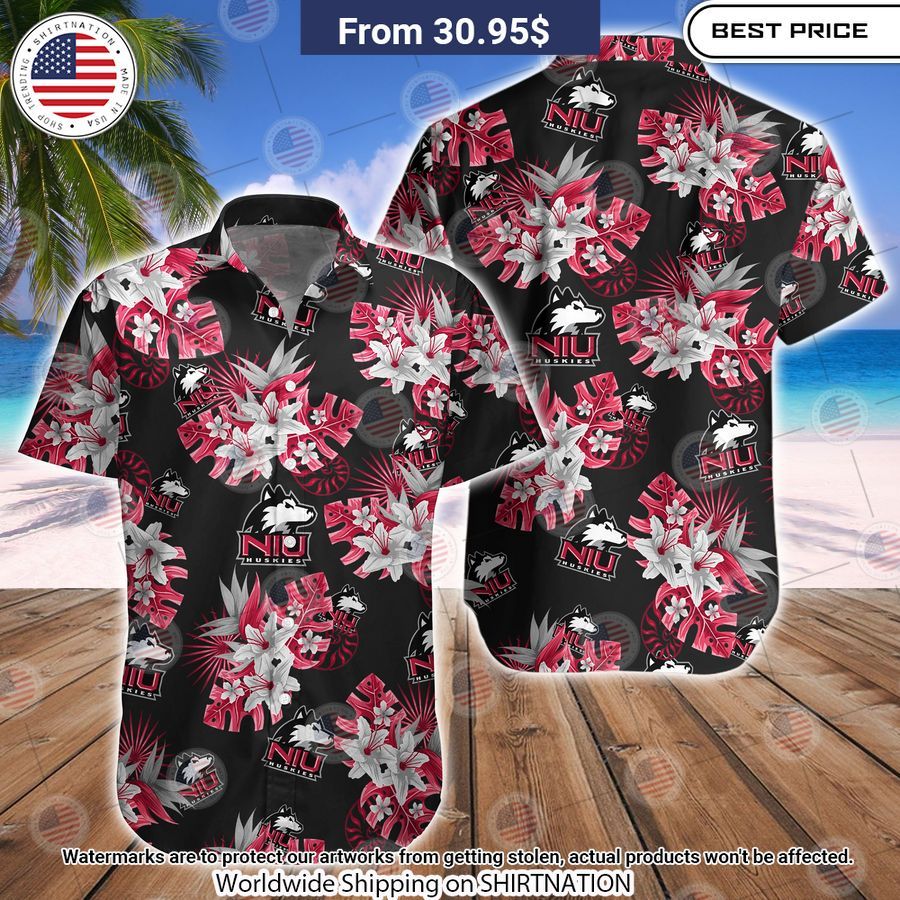 Northern Illinois Huskies Tide Football Hawaiian Shirt Studious look