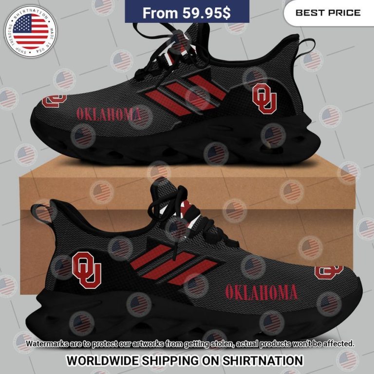 Oklahoma Sooners NCAA Max Soul Shoes Such a scenic view ,looks great.