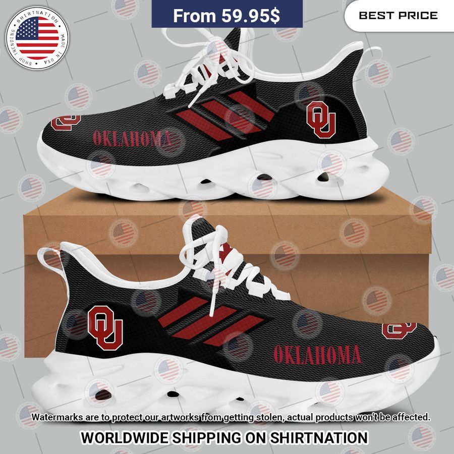 Oklahoma Sooners NCAA Max Soul Shoes Oh my God you have put on so much!