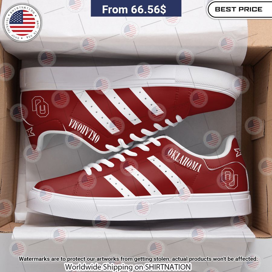 Oklahoma Sooners NCAA Stan Smith Shoes Oh my God you have put on so much!