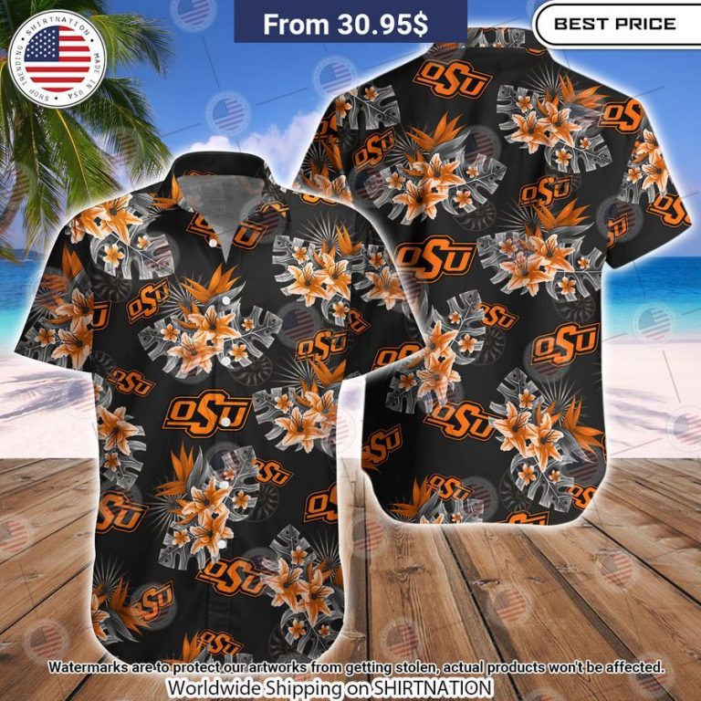 Oklahoma State Cowboys Tide Football Hawaiian Shirt Impressive picture.