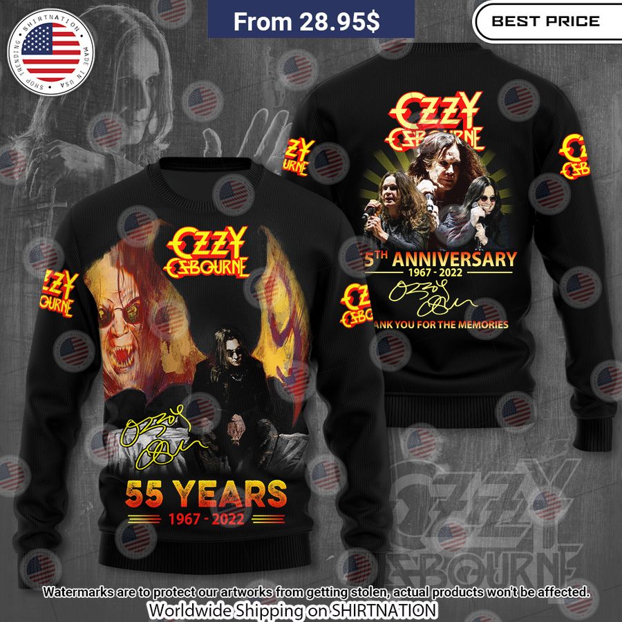 Ozzy Osbourne 55 Years 1967 2022 Shirt Have you joined a gymnasium?