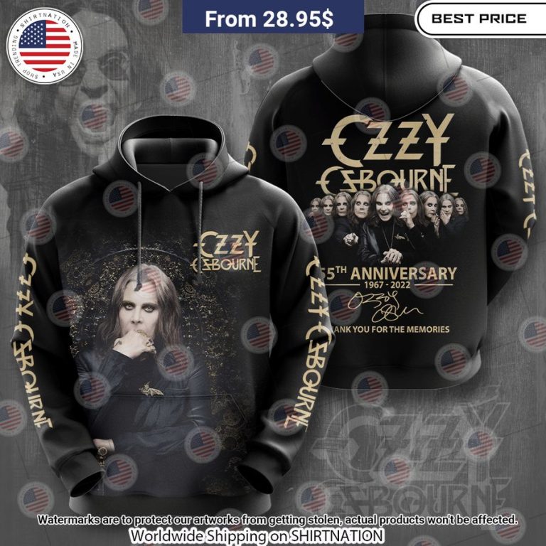 Ozzy Osbourne 55th Anniversary Shirt Nice shot bro