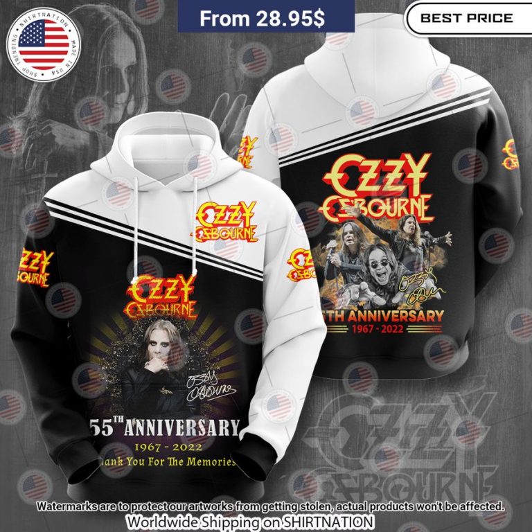 Ozzy Osbourne 55th Anniversaryhank You Forhe Memories Shirt Damn good