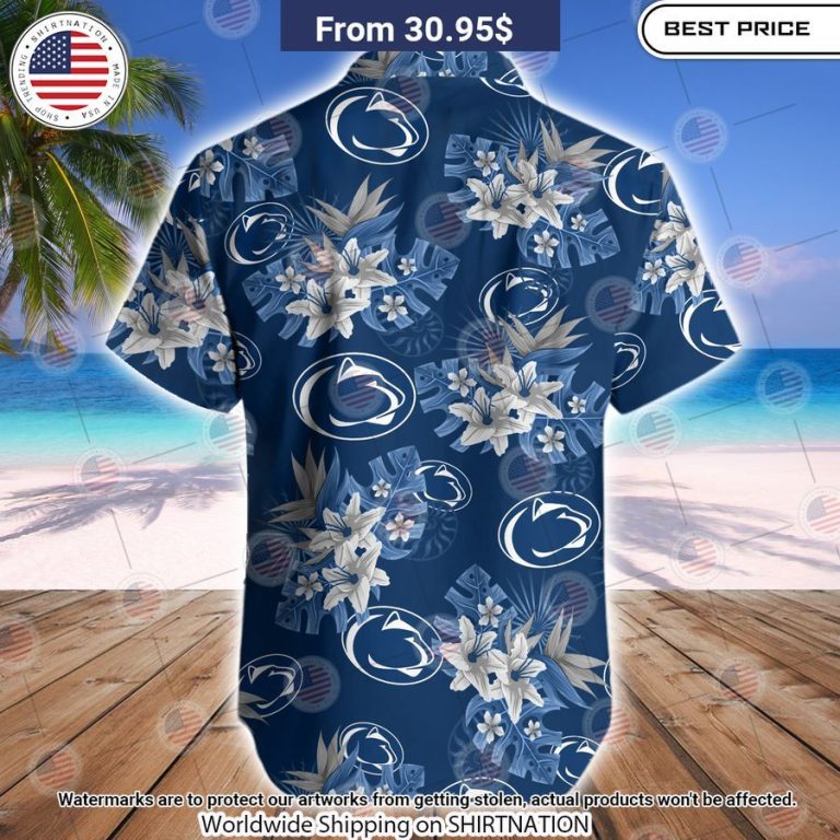 Penn State Nittany Lions Tide Football Hawaiian Shirt Nice shot bro