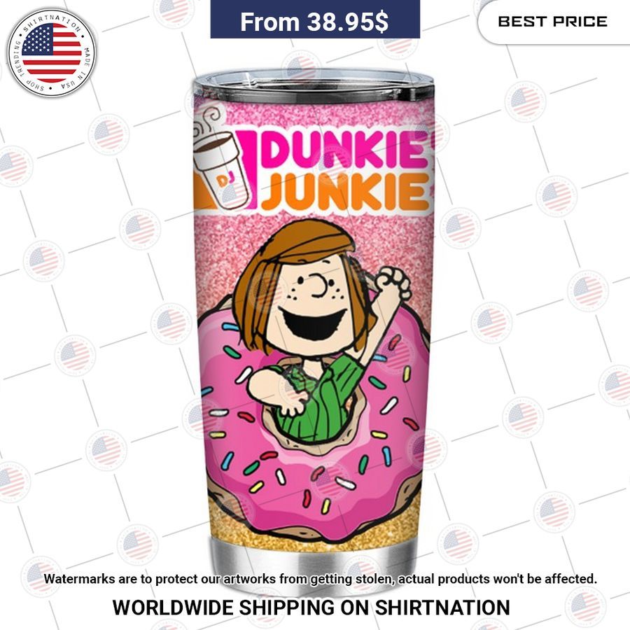 Peppermint Patty Peanuts Dunkie Junkie Tumbler Rocking picture