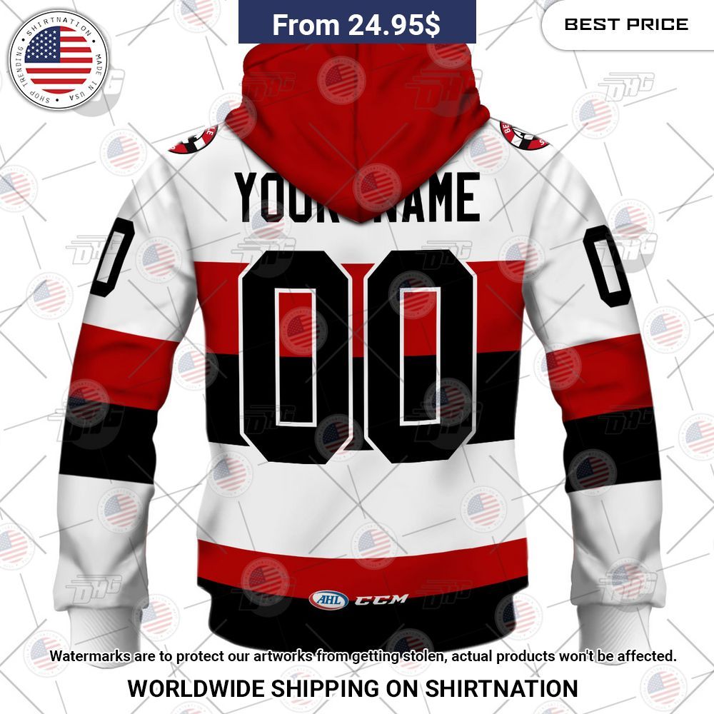 Personalized AHL Belleville Senators Premier Jersey White Shirt Good click