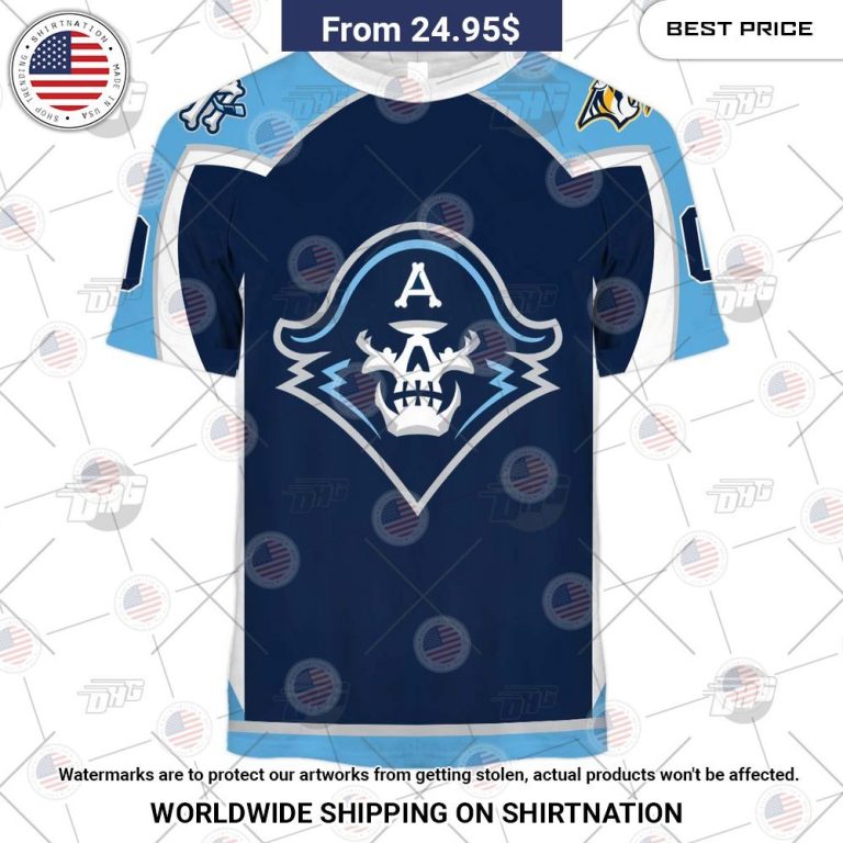 Personalized AHL Milwaukee Admirals Premier Jersey Navy Shirt Coolosm